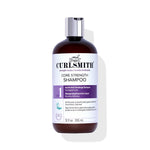 Curlsmith core strength shampoo bottle on a white background