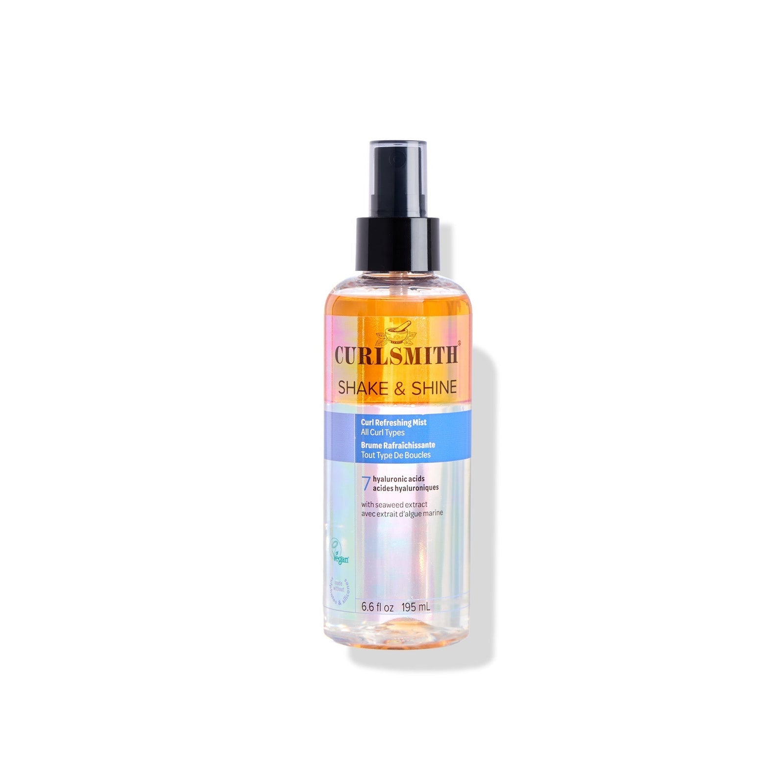 Curlsmithe hair care product bottle on a white background, Click to enlarge