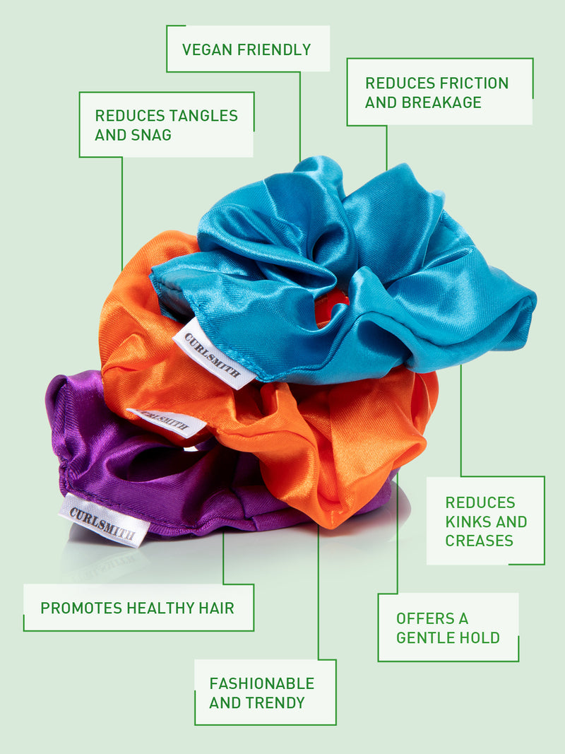 Vegan Silk Scrunchies